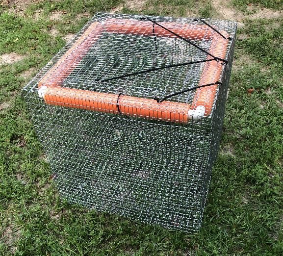 Live Fish Basket - Fish Cage - Fish Holding Pen (2x2x2 ft cube