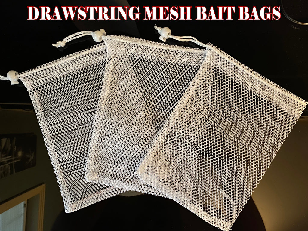 Drawstring Mesh Bait Bags (3 - pack) – Reel Texas Outdoors