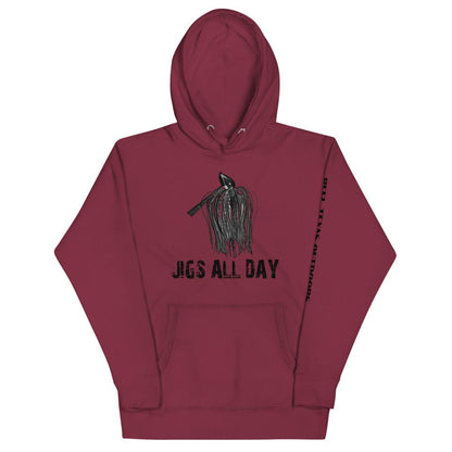 Jigs All Day PREMIUM Unisex Hoodie - Reel Texas Outdoors