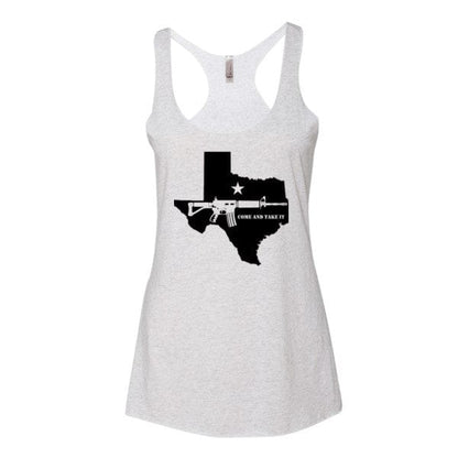 Come and Take It Women's tank top - Reel Texas Outdoors