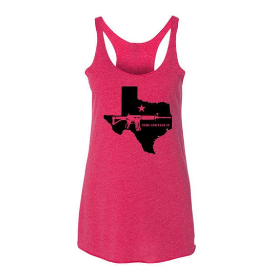 Come and Take It Women's tank top - Reel Texas Outdoors